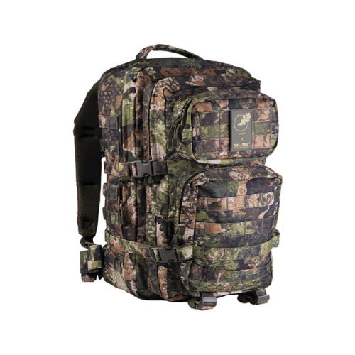 Mil-Tec US Assault Pack 36L ウッドランドカモ迷彩 MIL-TEC 36 Liter Backpack | PRIORITY ONE SURPLUS